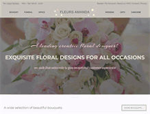 Tablet Screenshot of fleursamanda.co.uk